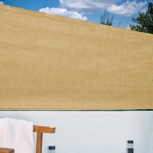 Malla Sombreo 200g/m2 Beige - Resistencia Y Protección Uv 1,5x3 M / Multicolor_0
