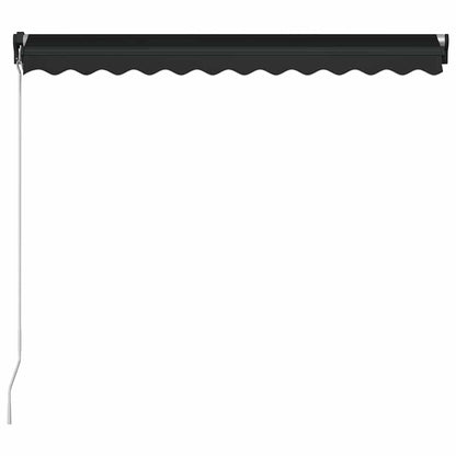 Toldo Retráctil Manual Con Led Gris Antracita 300x250 Cm_4