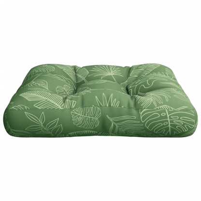 Vidaxl Cojín Para Palés Tela Oxford Estampado De Hojas 58x58x10 Cm_4