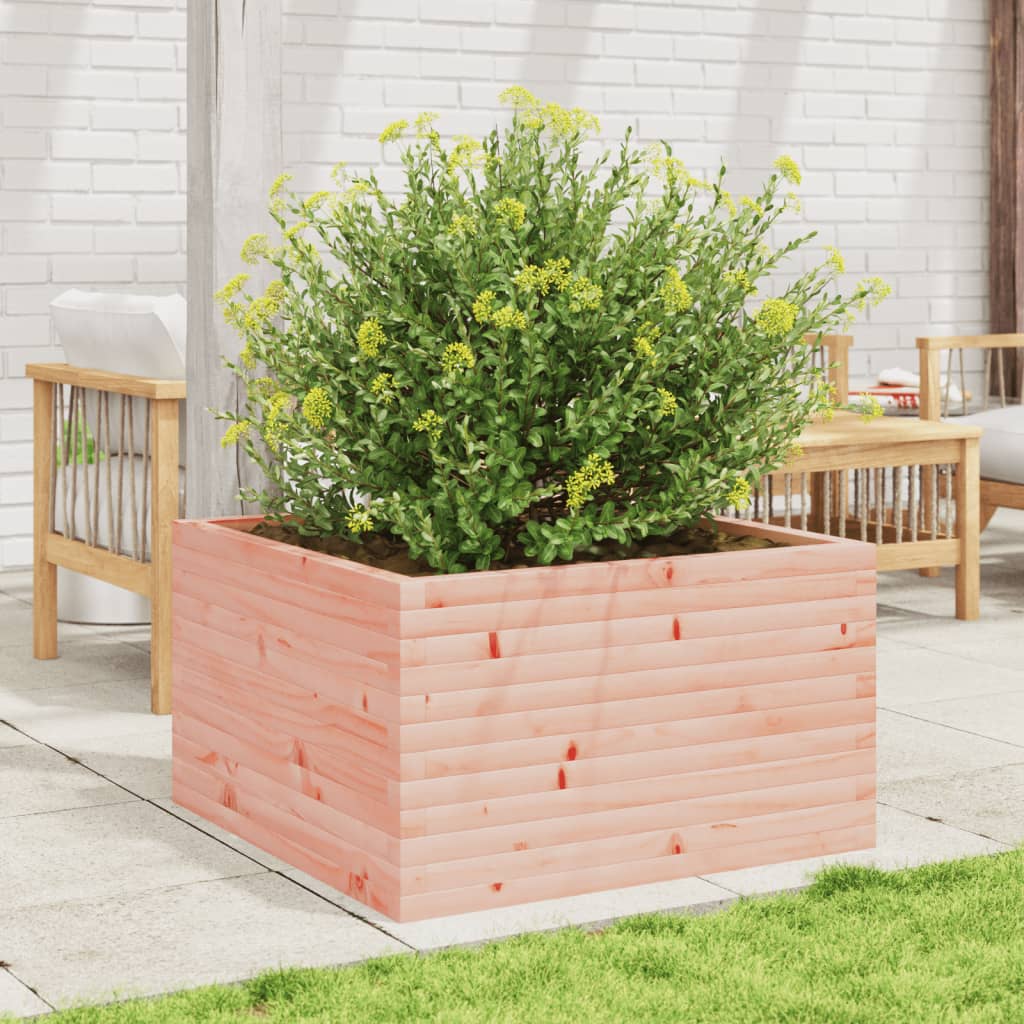 Jardinera Madera Maciza De Abeto Douglas 80x80x45,5 Cm_2