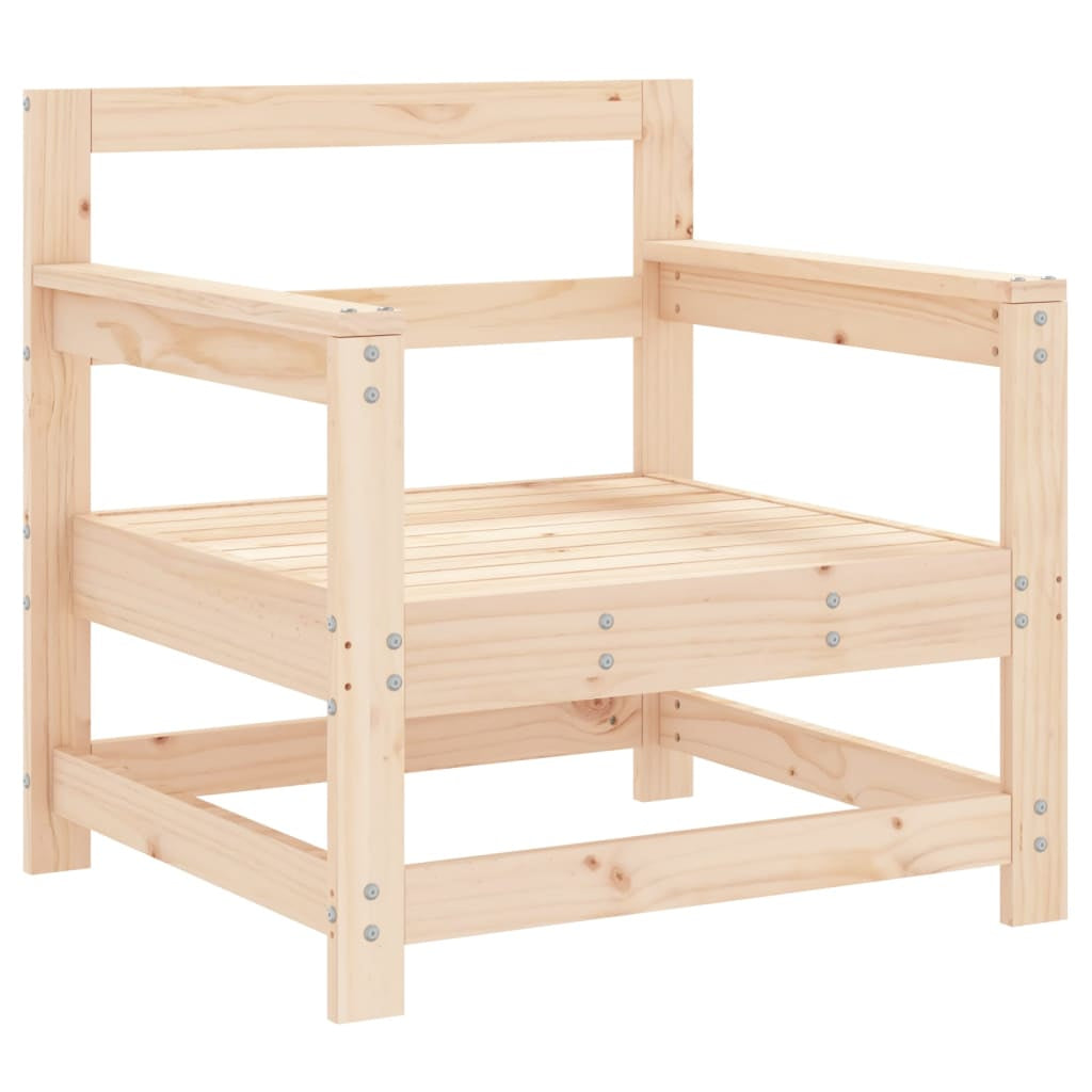 Vidaxl Juego De Muebles De Jardín 7 Piezas Madera Maciza De Pino_4