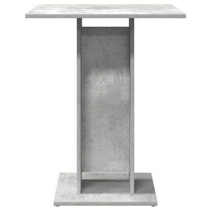 Mesa De Bistró De Madera Contrachapada Gris 60x60x75 Cm_2