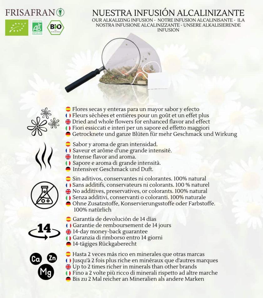 Infusión Bienestar Alcalino Pirámides Ecológica | Frisafran 60 Uds_4