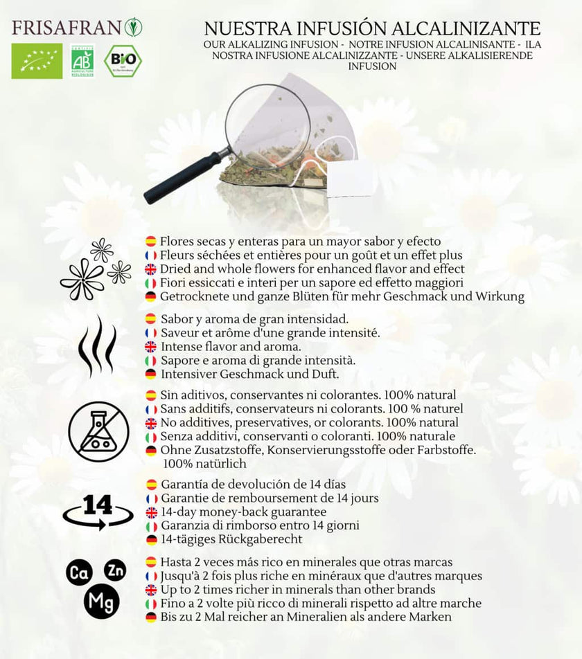 Infusión Bienestar Alcalino Pirámides Ecológica | Frisafran 60 Uds_4