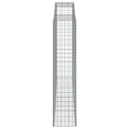 Cestas De Gaviones 7 Uds Forma De Arco Hierro 300x50x220/240 Cm_4