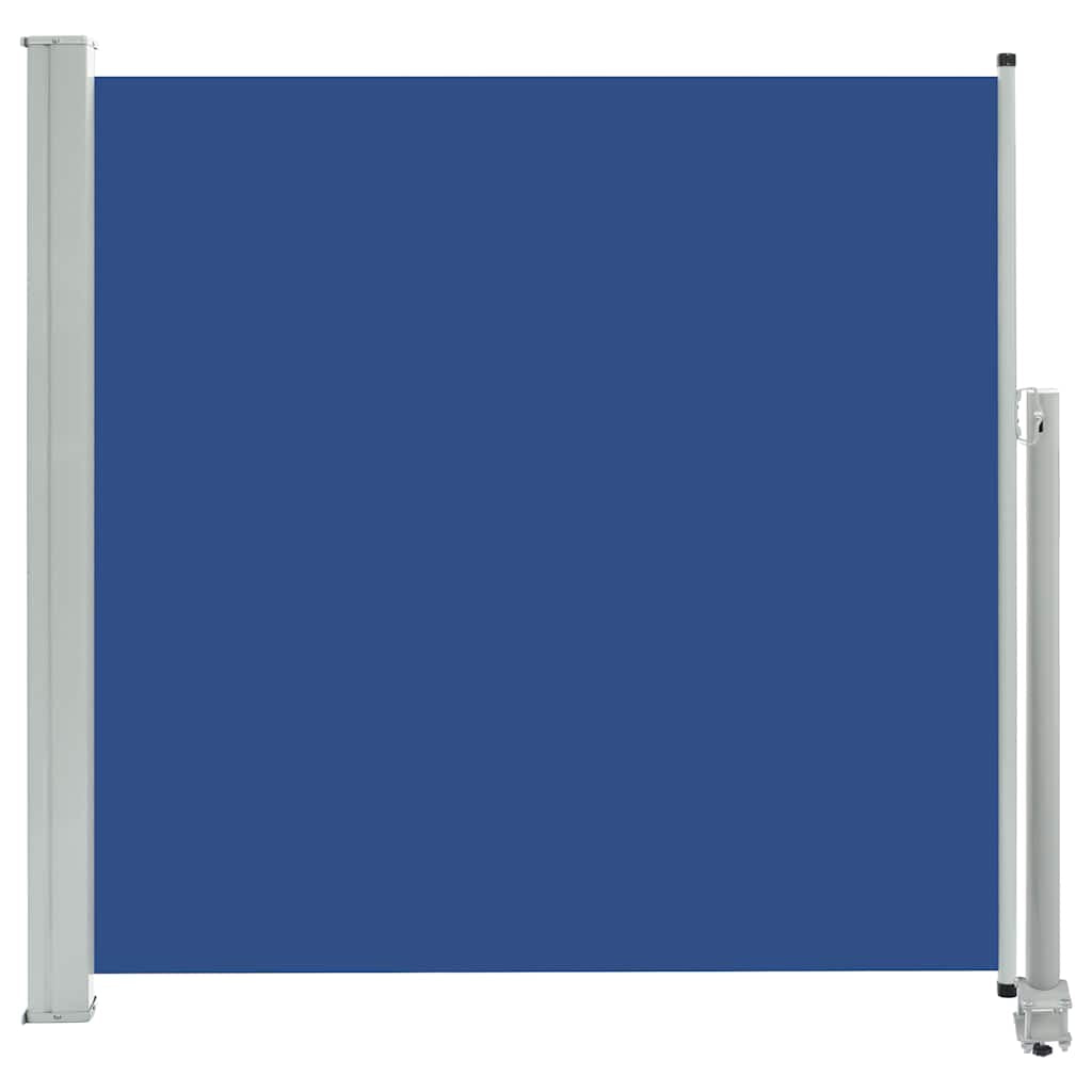 Vidaxl Toldo Lateral Retráctil De Jardín Azul 160x300 Cm_0