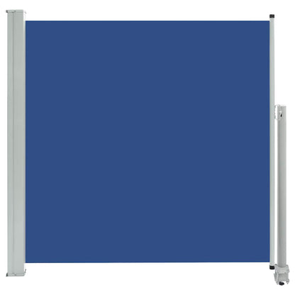 Vidaxl Toldo Lateral Retráctil De Jardín Azul 160x300 Cm_0