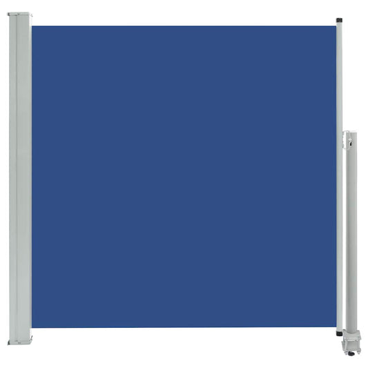 Vidaxl Toldo Lateral Retráctil De Jardín Azul 160x300 Cm_0