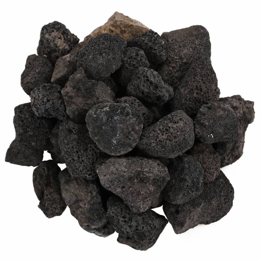 Vidaxl Rocas Volcánicas Negras 25 Kg 3-5 Cm_2