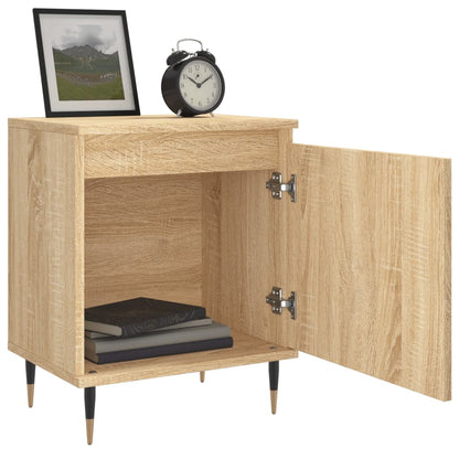Mesitas Noche 2 Uds Madera Ingeniería Roble Sonoma 40x30x50 Cm_2