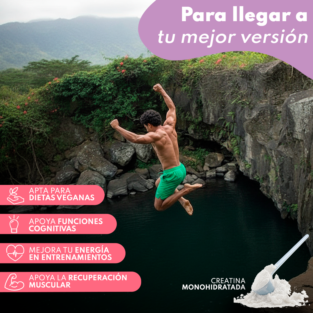 Creatina Monohidrato En Polvo 306g (90 Dosis) - Creatina Pura Sabor Berry Mix - Suplemento Deportivo Para Masa Muscular_2