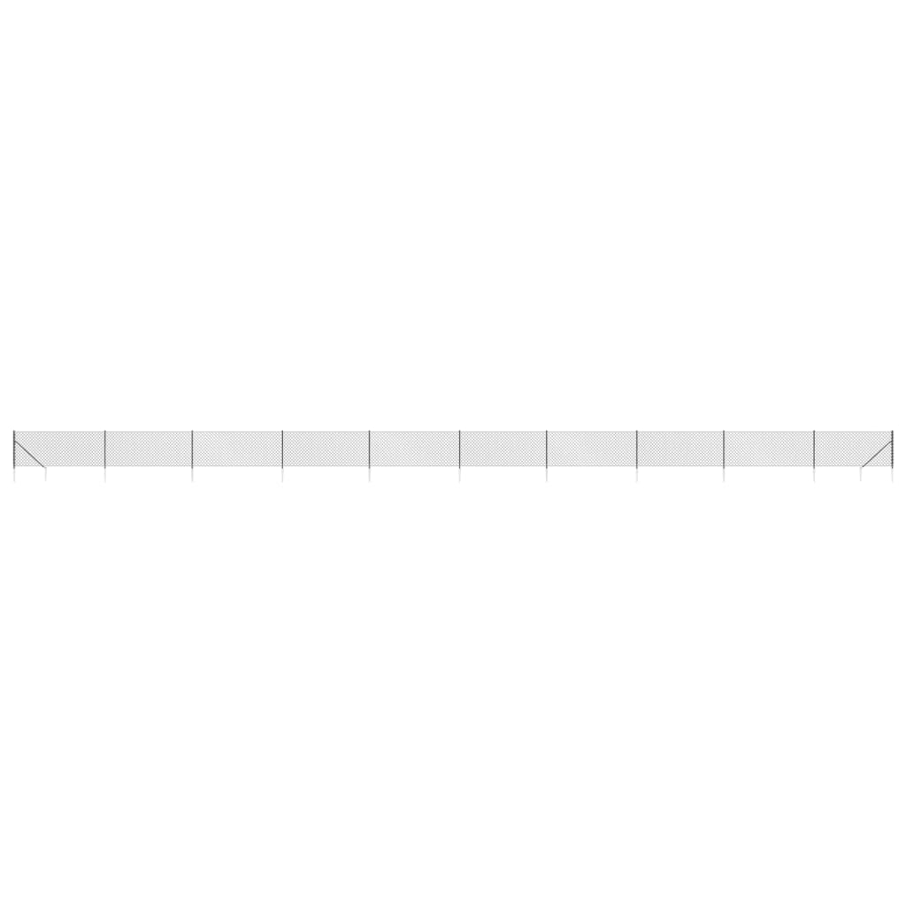 Cerca De Alambre Con Pinchos De Anclaje Gris Antracita 1x25 M / Vetonek_1