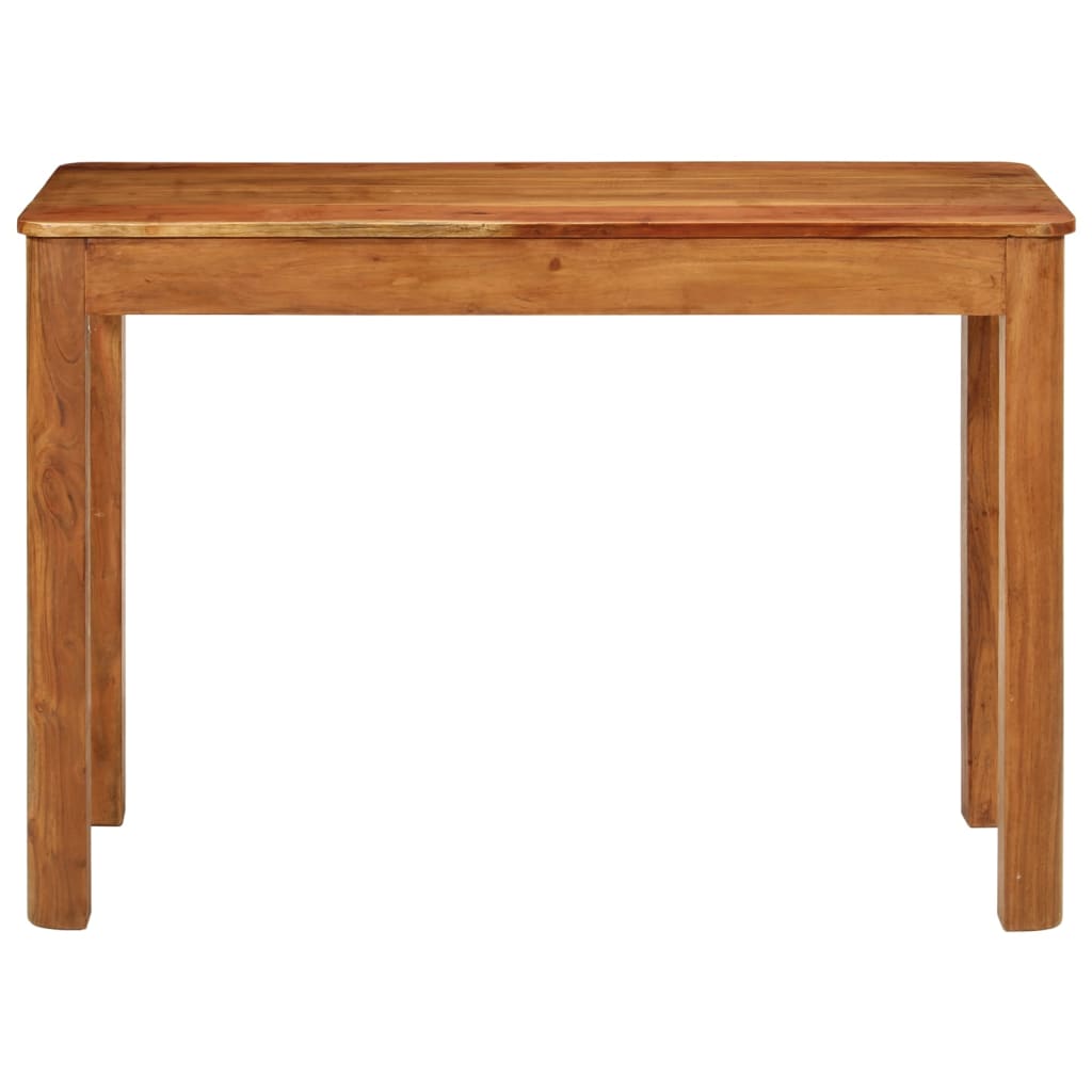 Mesa De Comedor Madera Maciza De Acacia 110x55x76 Cm_0