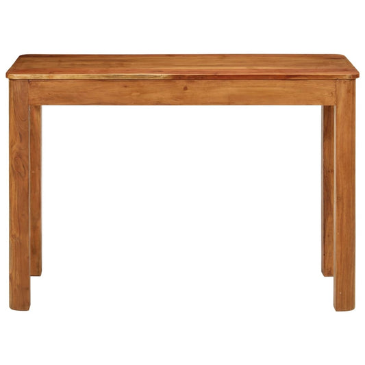 Mesa De Comedor Madera Maciza De Acacia 110x55x76 Cm_0