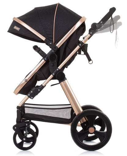 Carrito De Bebé Havana Trío Convertible Hasta 22 Kg Con Bolso Y Mosquitera Ebony_2