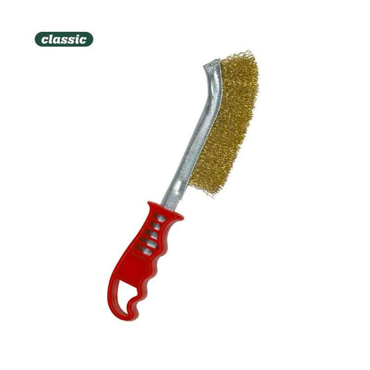 Cepillo Cabo Plastico Acero Bronceado F116a Mota_0