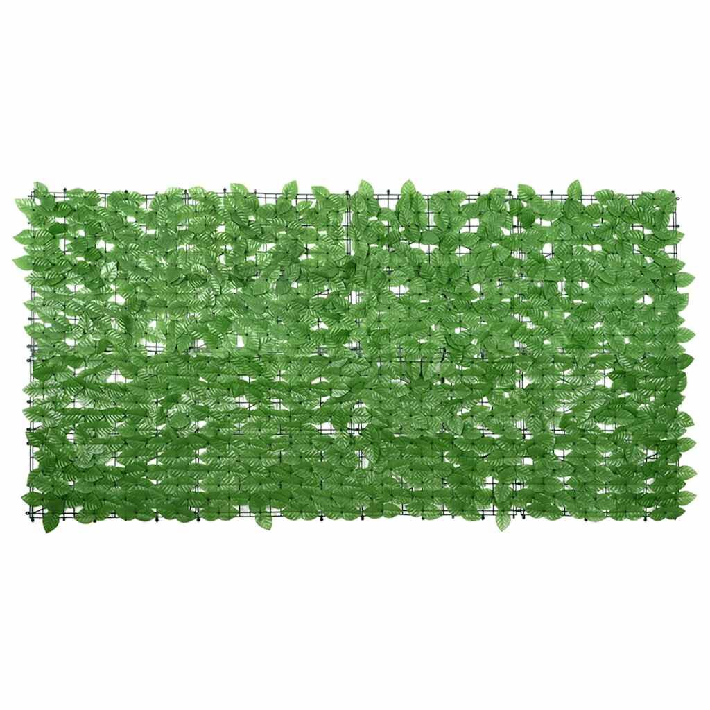 Vidaxl Pantalla De Balcón De Hojas Verde 200x100 Cm_0