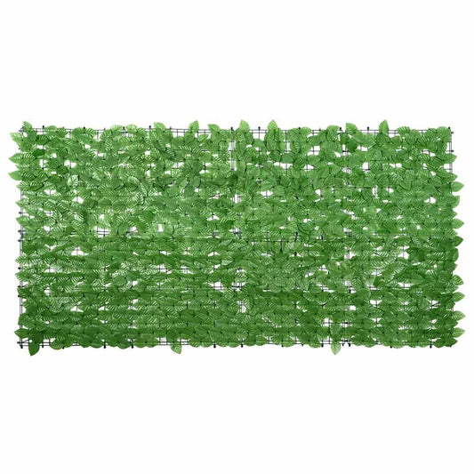 Vidaxl Pantalla De Balcón De Hojas Verde 200x100 Cm_0