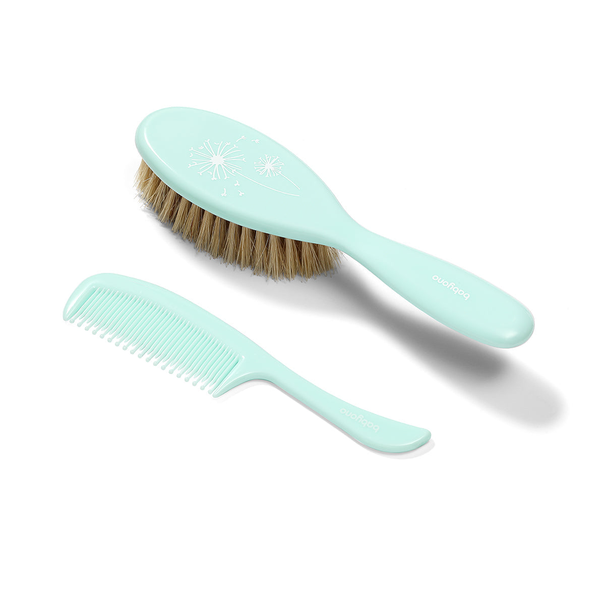 Babyono Set Cepillo Y Peine Con Cerdas Naturales Extra Suaves | Peina Sin Tirones Y Cuida Su Cabecita Desde El Primer_3