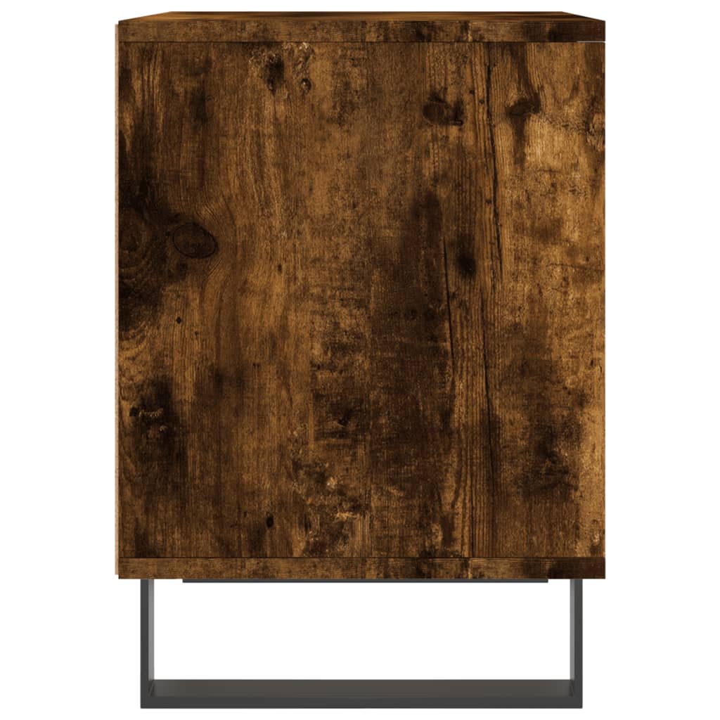 Mesitas Noche 2 Uds Madera Ingeniería Roble Ahumado 40x35x50 Cm_4