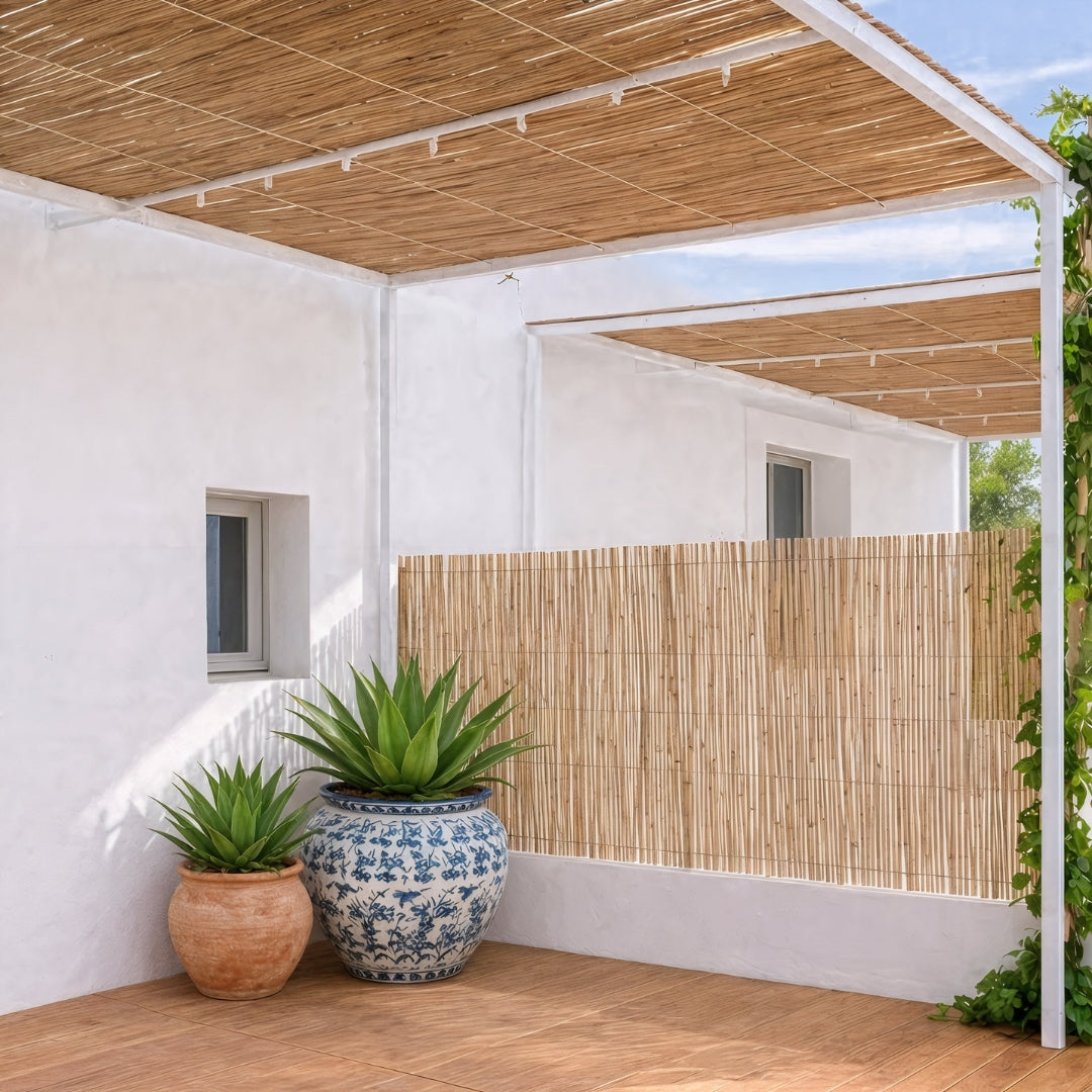 Cañizo Media Caña Natural Midcane 1.5x5 M Nortene_2