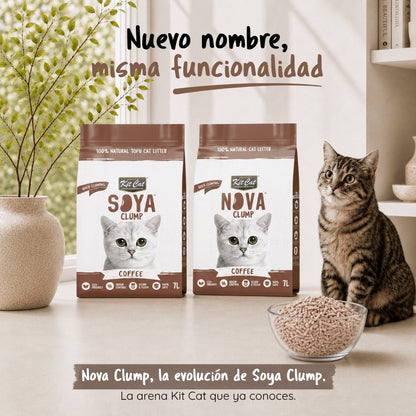 Pack 2x Kit Cat Arena Eco Nova Pack Ahorro - Coffee 7 L Arena para gatos
