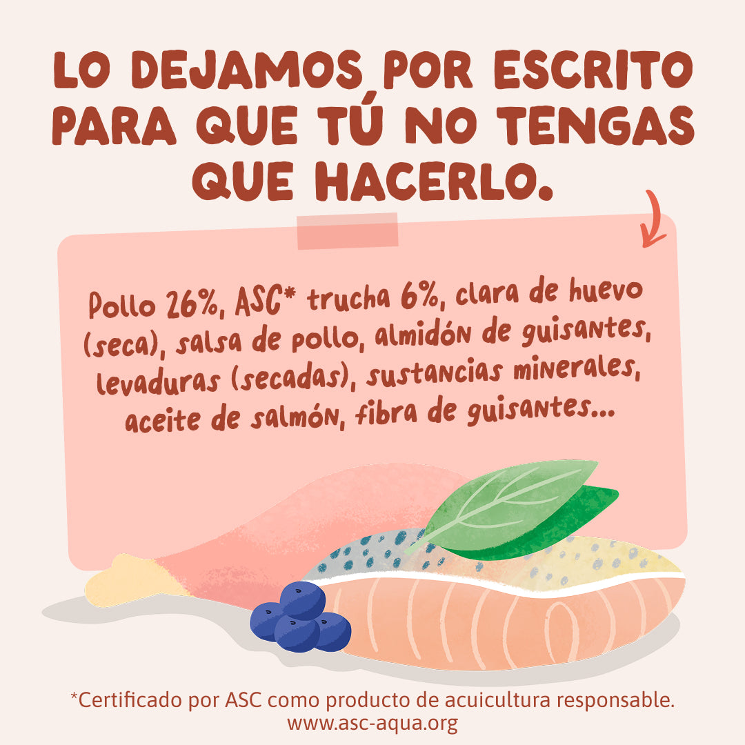 Sobres de comida húmeda Trucha & Pollo en Salsa para Gatos Adultos | Edgard & Cooper 85 g