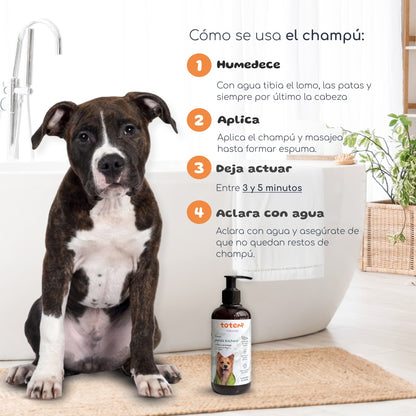 Champú natural Repelente para Perros Totem Naturals 250 ml
