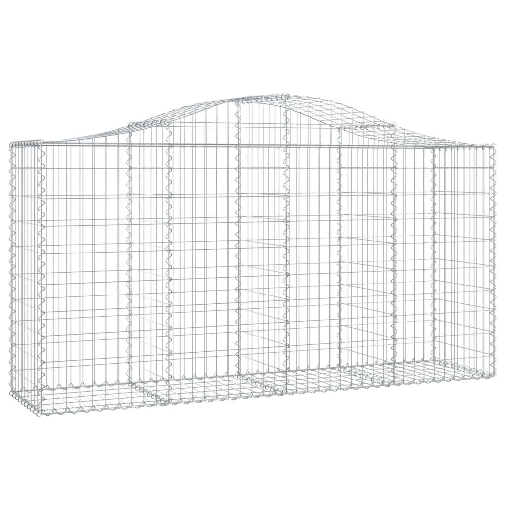 Cestas De Gaviones 50 Uds Forma De Arco Hierro 200x50x100/120cm_2