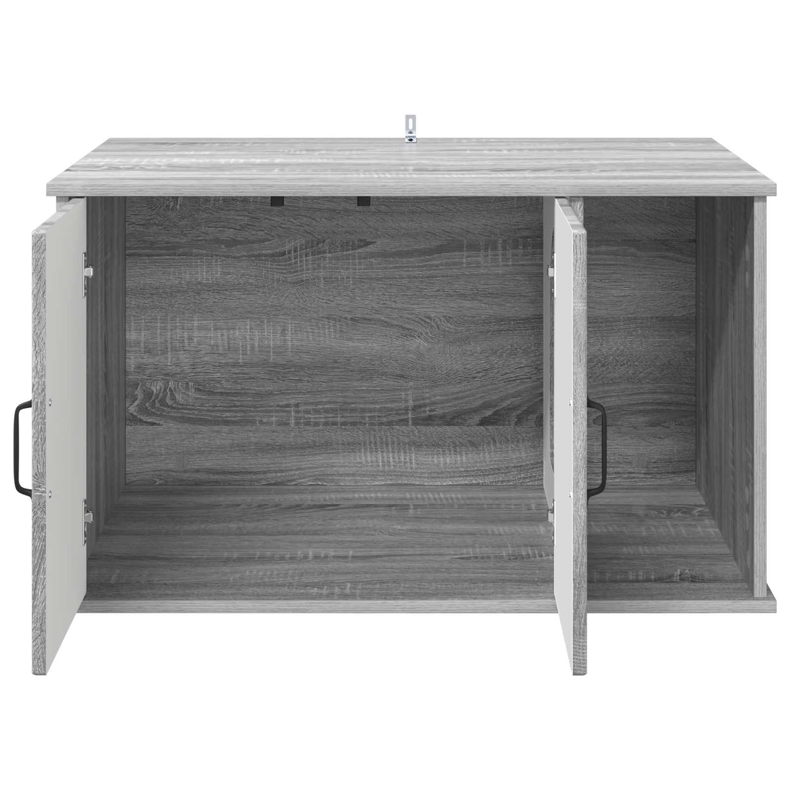 Casa Para Gatos Gris Sonoma 85 X 55 X 50 Cm_4