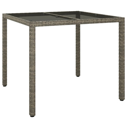 Vidaxl Set Comedor De Jardín 5 Piezas Con Cojines Ratán Sintético Gris_4