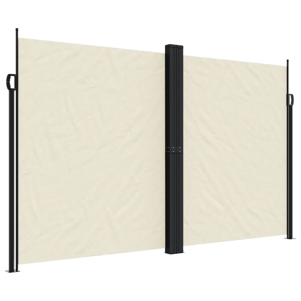 Vidaxl Toldo Lateral Retráctil Crema 200x1000 Cm_0