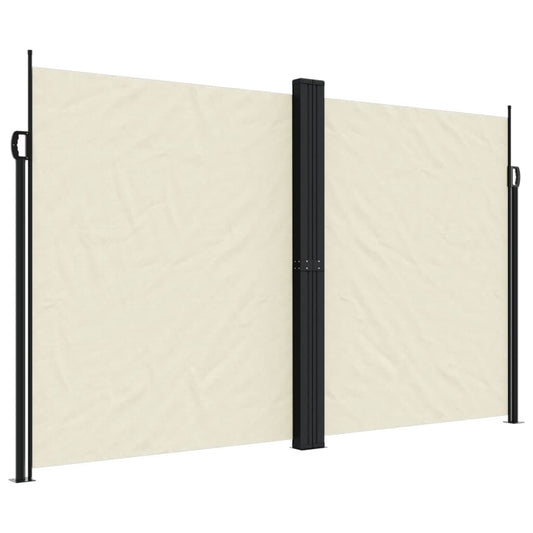 Vidaxl Toldo Lateral Retráctil Crema 200x1000 Cm_0