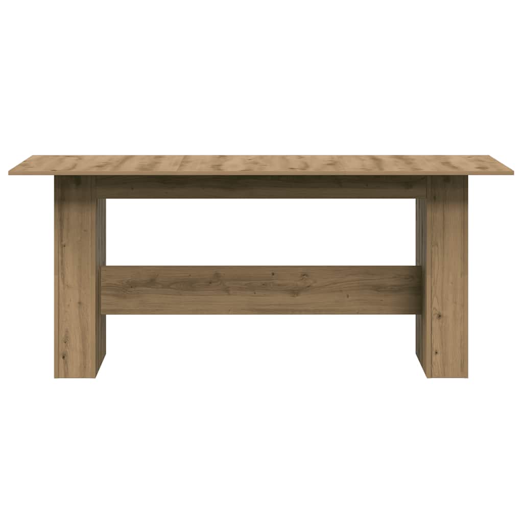 Mesa De Comedor Madera Ingeniería Roble Artisan 180x90x76 Cm_2