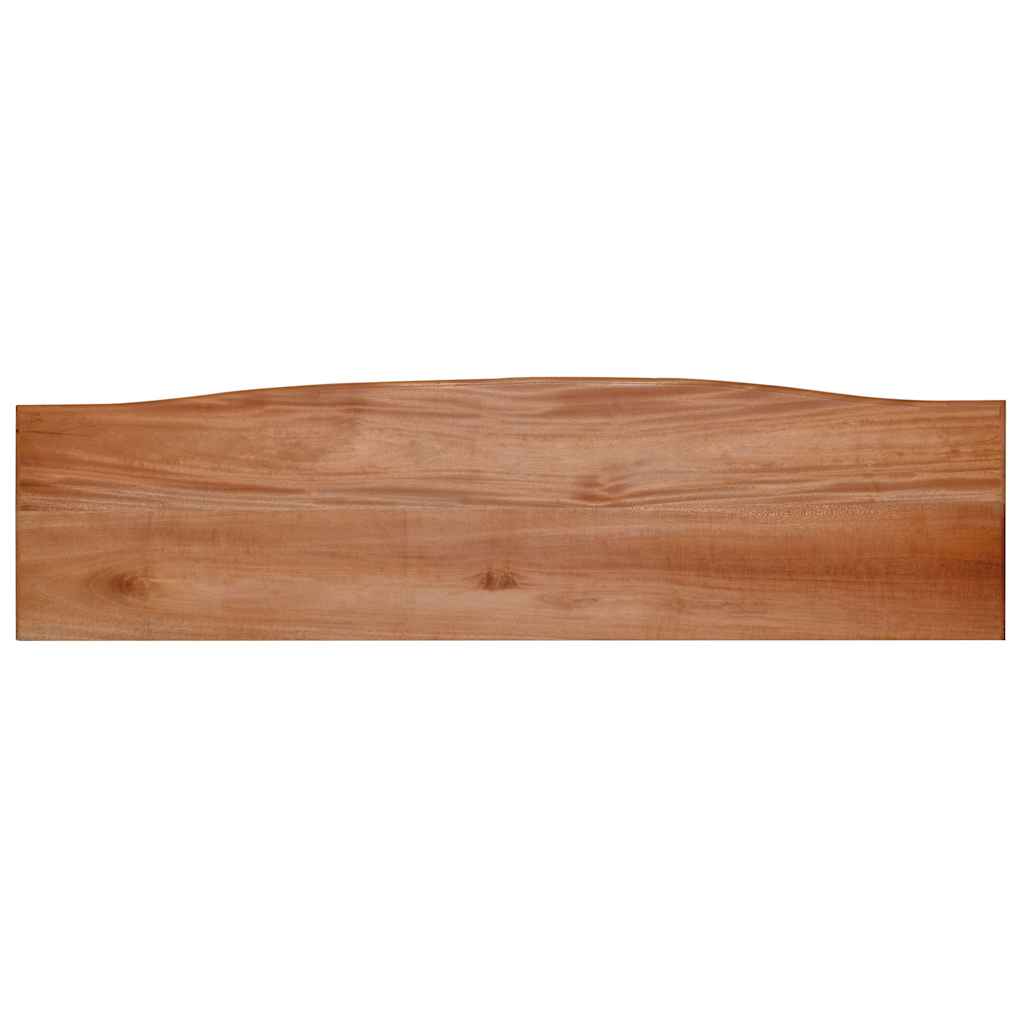Mesa Consola De Madera Maciza De Caoba 120x30x75 Cm_4