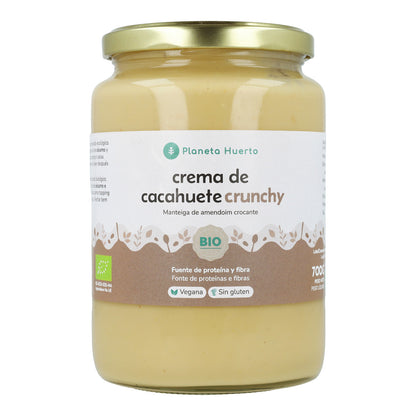 Crema de Cacahuete Crunchy ECO Planeta Huerto 700g