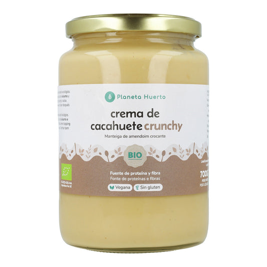 Crema de Cacahuete Crunchy ECO Planeta Huerto 700g