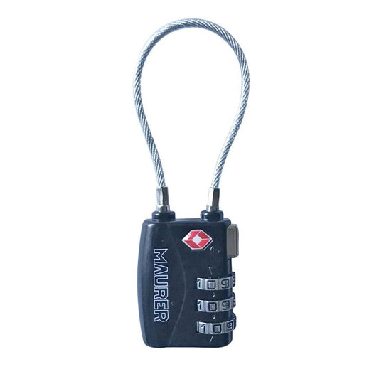 Candado Equipaje Tsa 3 Digitos Con Cable_0