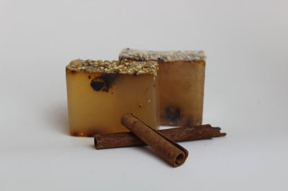 Jabón natural de glicerina canela y corteza de naranja Planeta Huerto 100 g