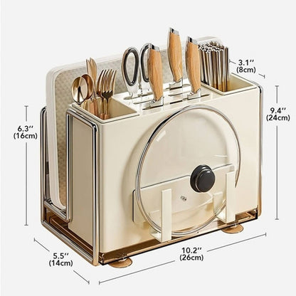 Joybos - Soporte Para Utensilios De Cocina Y Tabla De Corte_1