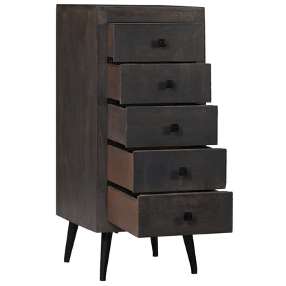 Aparador De Madera De Mango Maciza 40x40x91 Cm_3