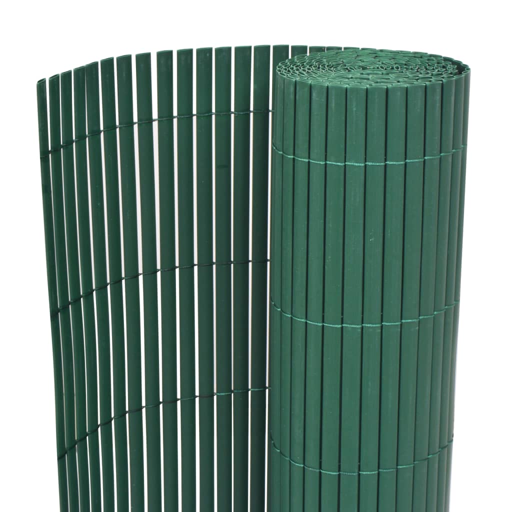 Valla De Jardín De Doble Cara Pvc Verde 90x500 Cm / Vetonek_4