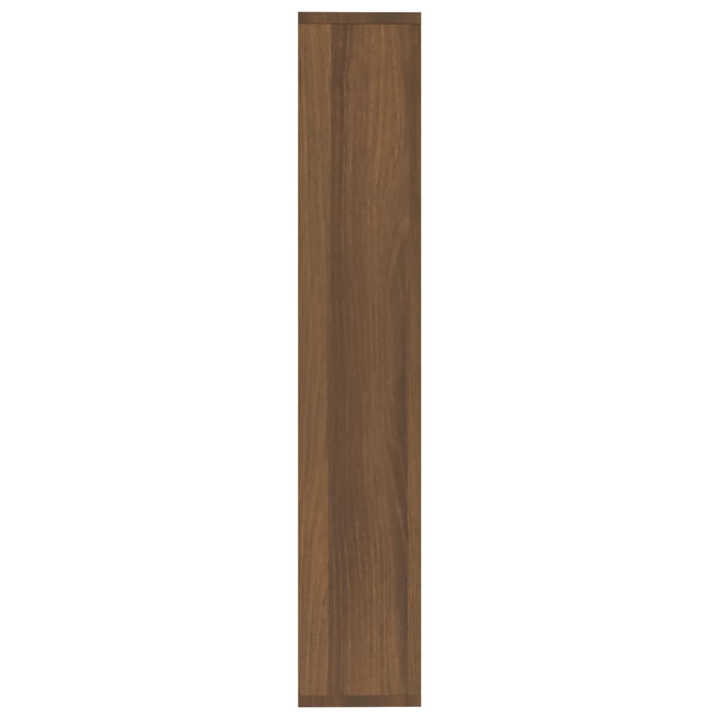 Estantería De Pared Madera Ingeniería Marrón Roble 36x16x90 Cm / Vetonek_0