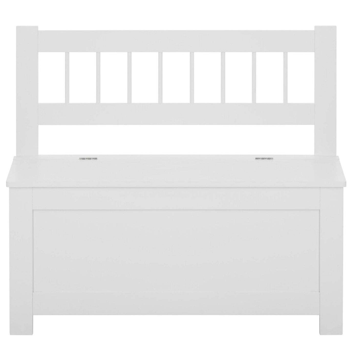 Well Home Banco De Almacenamiento Arcón Infantil De Madera Blanco - 74,5x34x64cm