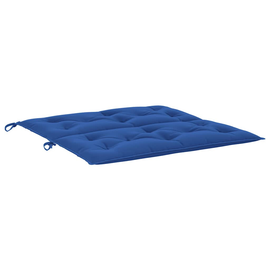 Vidaxl Cojín De Banco De Jardín Tela Oxford Azul 100x(50+50)x7 Cm_4