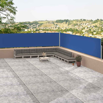 Vidaxl Toldo Lateral Retráctil Azul 117x1200 Cm_1