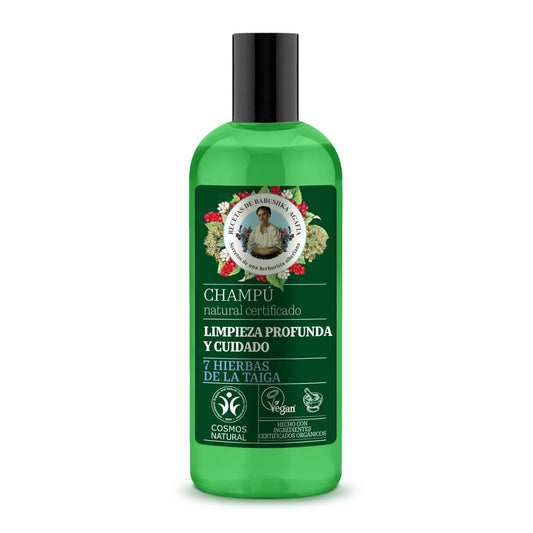 Champú natural certificado limpieza profunda y cuidado Agafia Natura Siberica 260 ml