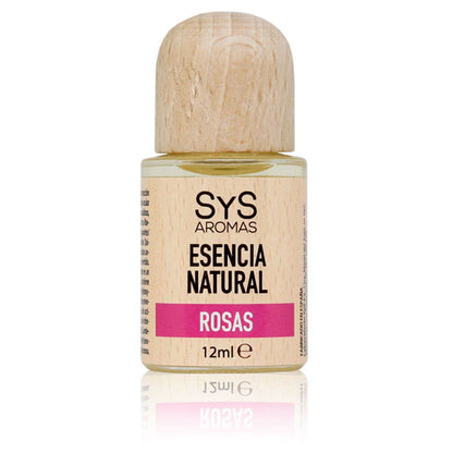 Esencia Natural Rosas SYS Aromas 12 ml | Aroma Floral y Delicado | Para Quemadores y Humidificadores_0