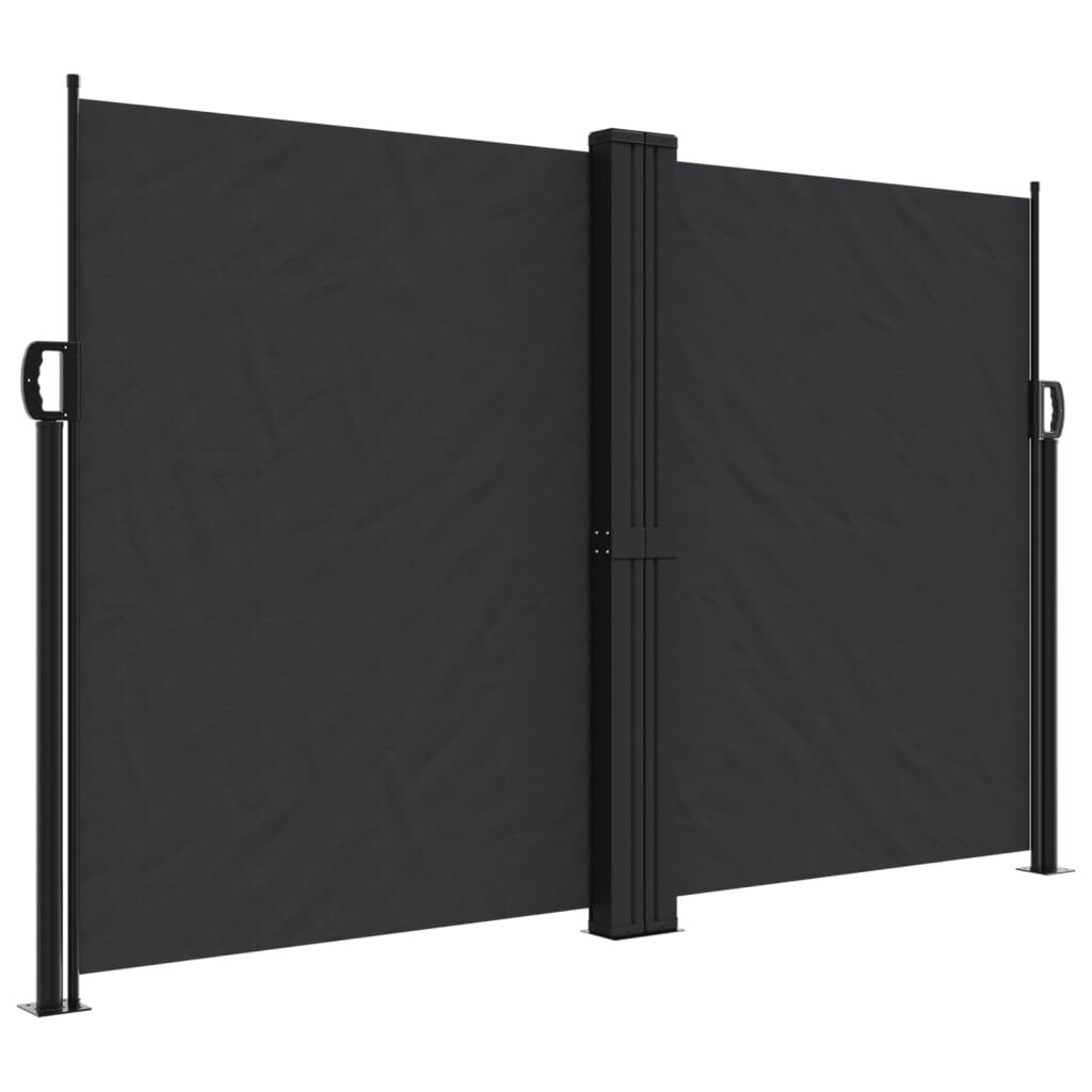 Vidaxl Toldo Lateral Retráctil Negro 160x1000 Cm_0