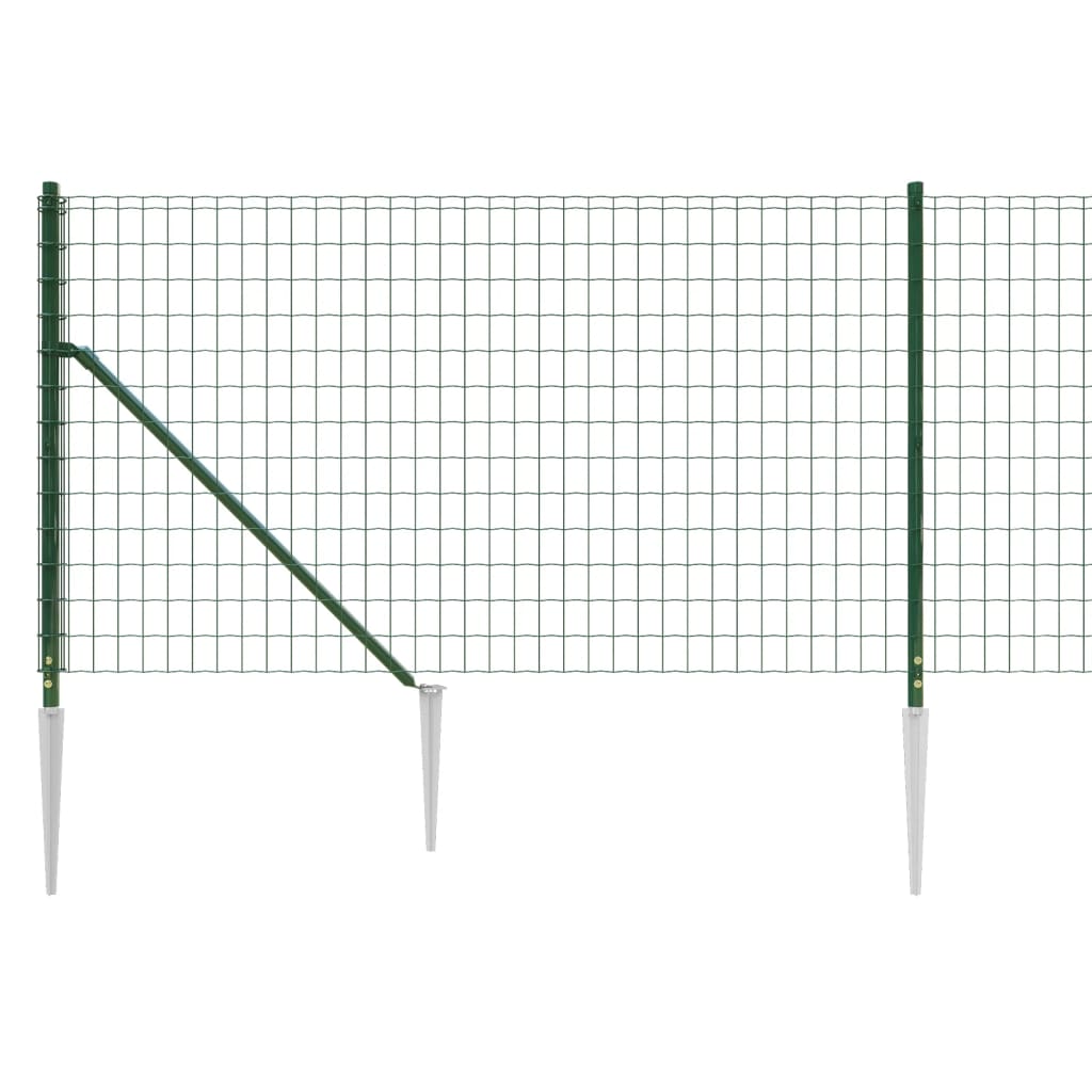 Cerca De Alambre Con Pinchos De Anclaje Verde 1x25 M / Vetonek_4
